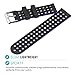 MORETEK Quick Release Watch Band Silicone Sport Wrist Bands Women Men Strap for Smartwatch 18mm 20mm 22mm
