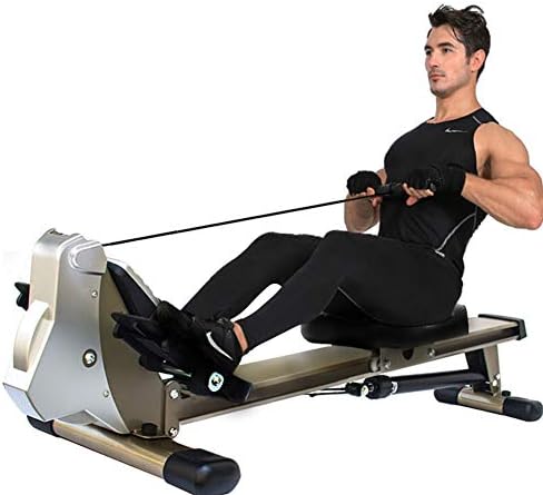 ローイングマシン 家庭用折りたたみローイングマシン空気抵抗ローイングマシンミュート磁気12レベル調整可能抵抗lcdディスプレイ ホームフィットネスエクササイズに適しています