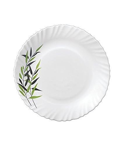 LaOpala Lusturous Leaves Dinner Set, 33-Pieces, Multicolour