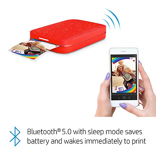 hp sprocket 200 red light