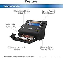 Amazon Com Epson Fastfoto Ff 640 High Speed Photo Scanning System