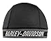 Harley-Davidson Men's H-D Script B&S Logo Skull Cap, Black & Gray SK51690