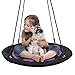 SUPER DEAL 40 inch Saucer Tree Swing Set for Kids 800 lb Waterproof Flying Swing Seat with Adjustable Hanging Ropes, Textliene Fabric and Steel Frame for Outdoor Playground Backyard