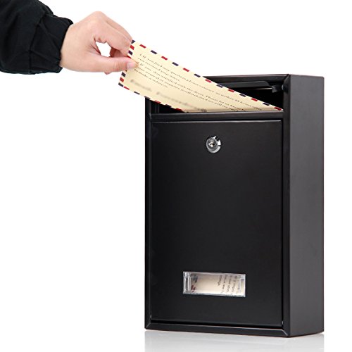 Locking Mailboxes Wall Mounted Vertical Jssmst Key Lock Drop Mail Box