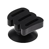 MagiDeal Durable Silicone Guitar Bass Banjo Plectrums Picks Holder with Suction Cup Black