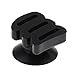 MagiDeal Durable Silicone Guitar Bass Banjo Plectrums Picks Holder with Suction Cup Black