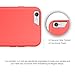 iPhone 6 Case, Moze iPhone 6 (4.7) Case Protective SOFT-Interior Scratch Protection Metallic Finished Base with Vibrant Trendy Color Slider Style Hard Case for iPhone 6 (4.7 inch) (2014)-Italian Rose/Champagne Gold