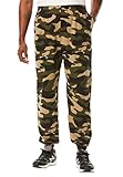 Kingsize Men's Big & Tall Lightweight Elastic Cuff Pants
