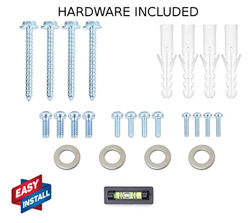 Royal Brands Adjustable Flat Panel Television Wall Mount | for Flat Screen TVs | Includes Built-in Level (Medium; 26" to 55") VESA 400 X 400