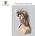 Blonde and Brown Rocker Character Costume Wig