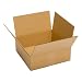 Pratt PRA0058 Recycled Corrugated Cardboard Single Wall Standard Flat Box with C Flute, 12" Length x 12" Width x 3" Height, (Pack of 25)