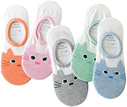 women's Cotton Loafer Socks (Multi-Color, Free_Size) - Pack of -5