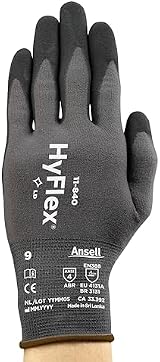 Ansell HyFlex 11-840 Nitrile Work Gloves, Abrasion Resistant, M, 1 Pair view 2