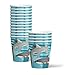 Shark Birthday Party Supplies - Ocean Animal Theme Party Supplies - Coral Reef Party Supplies | Tableware Set Includes Plates, Napkins and Cups | Kit for 16