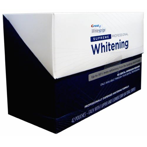 Crest Whitestrips Supreme Professional Whitening 84 Strips Total 42