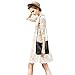 S-ZONE Women's Small Genuine Leather Shoulder Bag Chic Cross-body Bag Tassel Ladies' Purse