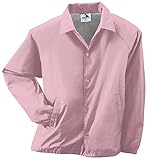 Augusta Sportswear Unisex-Adult Nylon Coach's Jacket/Lined, Light Pink, Medium