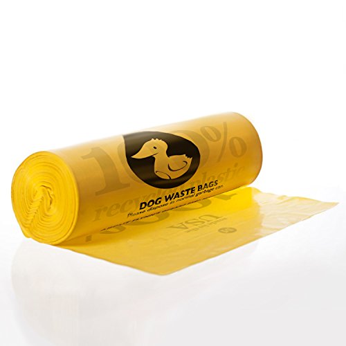 Premium Dog Waste Bags Made in the USA • 100 Recycled Plastic • 180+5