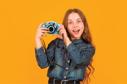 Lexibook - 4-in-1 Kids Camera with Photo, Video, Audio and Game Functions - DJ080