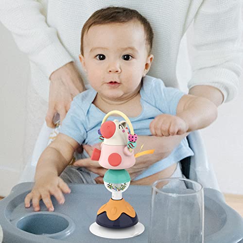 Baby Developmental High Chair Toys Highchair Tray Rattle Toy with