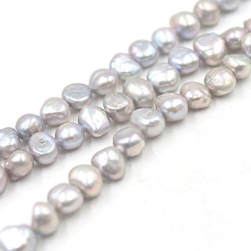 3 Strands SR BGSJ Jewelry Making Natural 6-7mm Freeform Cultured Freshwater Pearl Seed Spacer Loose Beads Strand 15"