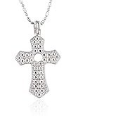 LGSY 5Pcs Silver Plated Cross Cage Pendants Crafting Charm for DIY Necklace Bracelet Jewelry Making