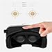Boush 3D VR Glasses Virtual Reality Headset with Adjustable Lens and Strap for iPhone 6/6 plus Samsung Galaxy IOS Android Cellphones 4.7~6