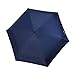 Travel Compact Umbrella Extra Light Mini Parasol Sunblock and Anti-Rain UPF50+ - Fits Men & Women, Easy to Put in Purse (Navy Blue-Round)