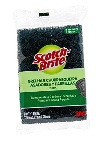Scotch-Brite, 3M, Esponja para Grelhas e Churrasqueiras, 1 unidade