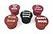 5 Wine Stoppers - Funny Silicone Reusable Corks Best Wine Gifts Add Your Own Personalized Touch on Bottles Top Perfectly Fits to Seal and Preserve Your Favorite Wine Cap Wedding Favor Accessories