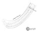 Solo HD Wireless Replacement Head Band Headband Repair Parts Compatible with Beats by Dr Dre Solo HD Wireless Headphones - White