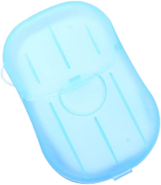 Ecurson 40 Pc Portable Disposable Travel Hiking Washing Hand Bath Toiletry Paper Soap Sheets