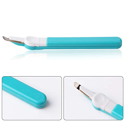6pcs- Professional Staple Remover, Puller Rubberized Staples Remover Staple Removal Tool for School Office Home(3 Colors, 2 Each)