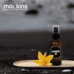 Mockins 24 Pack Amber 2 Oz Glass Spray Bottle | The