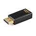 CableCreation DisplayPort to HDMI Adapter, 4K 30Hz DP Male to HDMI Female Adapter Gold Plated DisplayPort to HDMI Converter Black