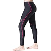 Souke Sports Women's Cycling Pants 4D Padded Compression Tights Comfortable Cycling Capris 3/4 Bike Legging