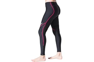 Souke Sports Women's Cycling Pants 4D Padded Compression Tights Comfortable Cycling Capris 3/4 Bike Legging