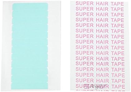 No shine bonding double sided tape 120 Tabs 4cm x .8cm by Walker Tape Adhesive Double Side Tape for remy human hair extension tape, tools for hair extension