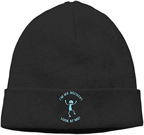 Doll4 Morty I'm MR Meeseeks Look At Me Men And Women Breathable Knitted Beanie Skull Caps