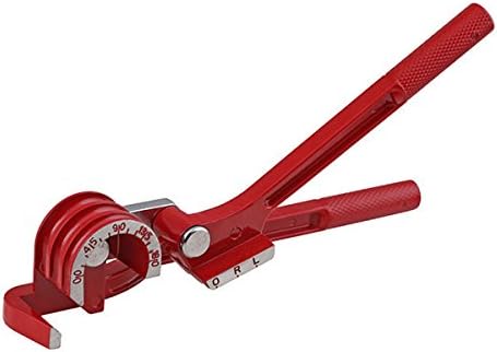 Hand Manual Tubing Bender Tool Tube Pipe Bending 3-in-1 1/4" 5/16" 3/8" 180 Degree Aluminum Alloy