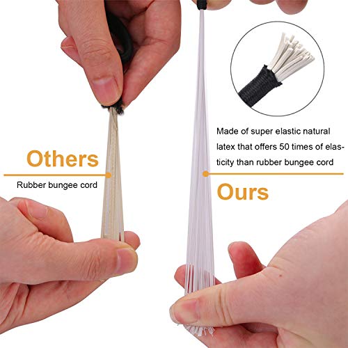 image for RELIANCER 4'x6' Latex Bungee Cargo Net Stretches to 8'x12' Heavy Duty 