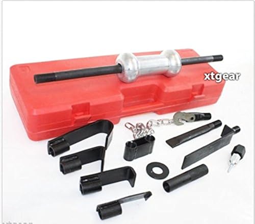 13-Piece Heavy Duty Dent Puller Kit With 10lb Slide Hammer - Auto Body Repair Tool Set