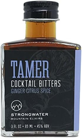 Strongwater - Tamer Cocktail Bitters - Ginger Citrus Cocktail Bitters - 3 fl oz