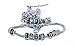 Yeshine 26pcs Silver Plated Triangle A-z Initial Alphabet/Letter Spacer Bead Charm for Snake Chain Bracelet and DIY Bracelet Necklace Jewelry Making 26 Pcs Assorted