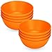 Green Eats Snack Bowls, 8 Count, Orange