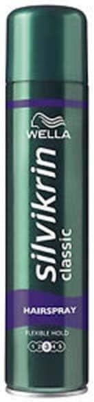 WELLA Silvikrin Flexible Hold Hairspray, Unscented, 250 ml (Pack of 1), 30ml