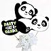 Party Like a Panda Bear - Baby Shower or Birthday Party Centerpiece Sticks - Table Toppers - Set of 15