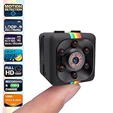 Cop Spy Cam As Seen On TV - Mini Spy Camera - SendCord 1080P Mini Camera Spy Wireless - Hidden Spy Camera - Nanny Cam Night Vision - Spy Cam Motion Activated - Mini Security Camera Wireless Hidden