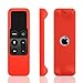 Remote Case for Apple TV 4K/4th Generation, Silicone Remote Cover Sleeve Lightweight [Anti Slip] Shock Proof Skin Protective Case for Apple TV 4K Siri Remote Controller (Red)