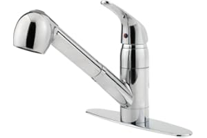 Pfister G13310CC Pfirst Series 1-Handle Pull-Out Kitchen Faucet in Polished Chrome, Water-Efficient Model